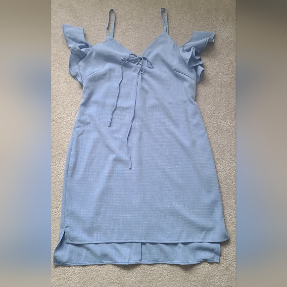 Angeleye Blue Strap/Off-Shoulder Dress - Picture 3 of 4